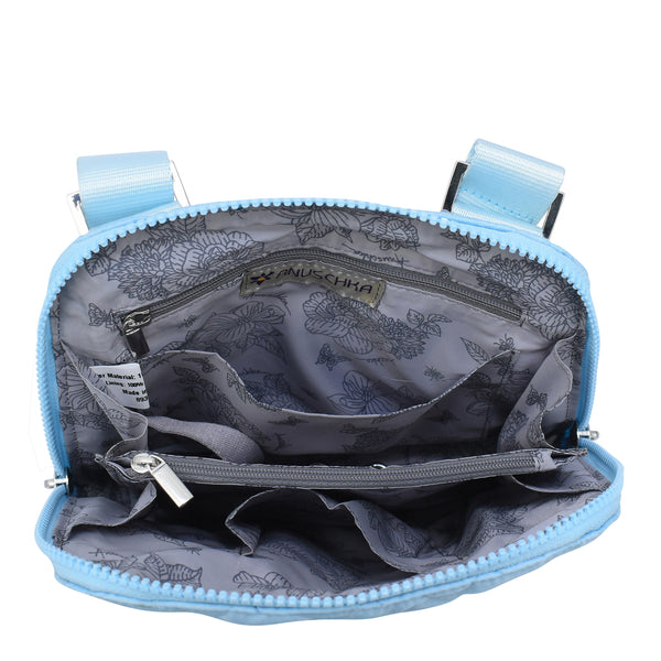 Anuschka Wanderlust Quilted Fabric Crossbody - 16009