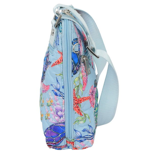 Anuschka Wanderlust Quilted Fabric Crossbody - 16009