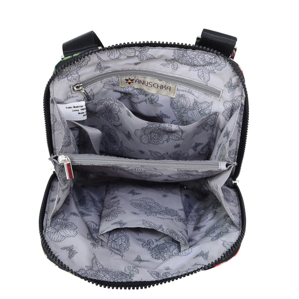 Anuschka Wanderlust Quilted Fabric Crossbody - 16009