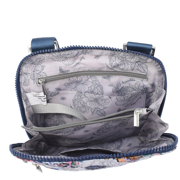 Anuschka Wanderlust Quilted Fabric Crossbody - 16009