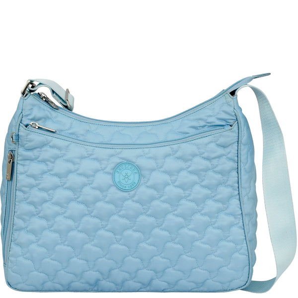 anuschka Wanderlust Quilted Fabric Hobo - 16011