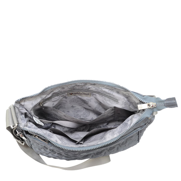 Anuschka Wanderlust Quilted Fabric Hobo - 16011