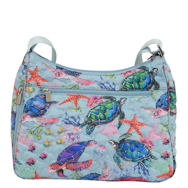 Anuschka Wanderlust Quilted Fabric Hobo - 16011