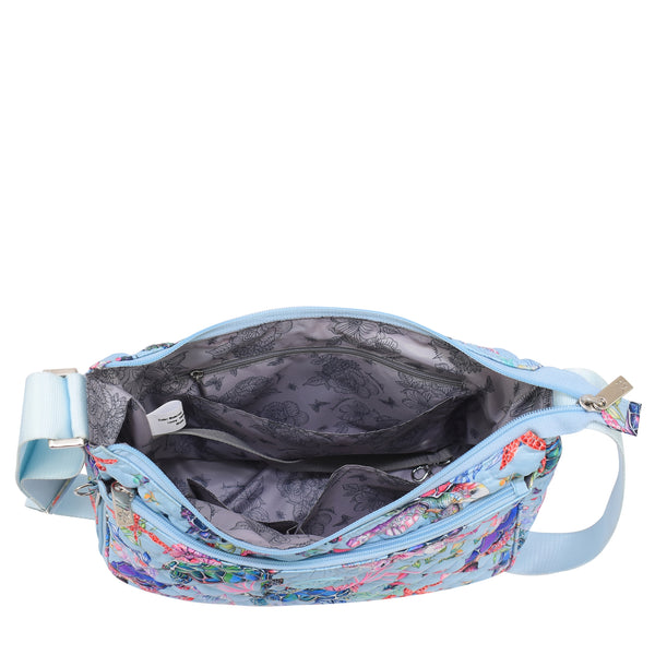 Anuschka Wanderlust Quilted Fabric Hobo - 16011