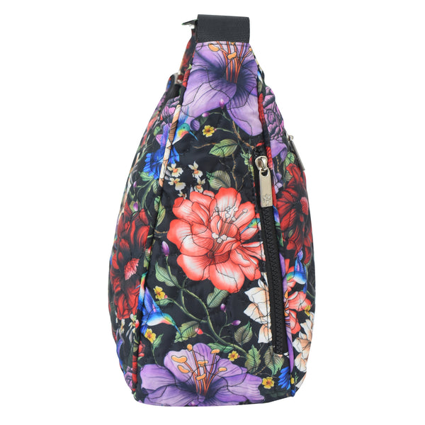 Anuschka Wanderlust Quilted Fabric Hobo - 16011