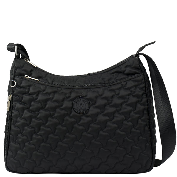 anuschka Wanderlust Quilted Fabric Hobo - 16011