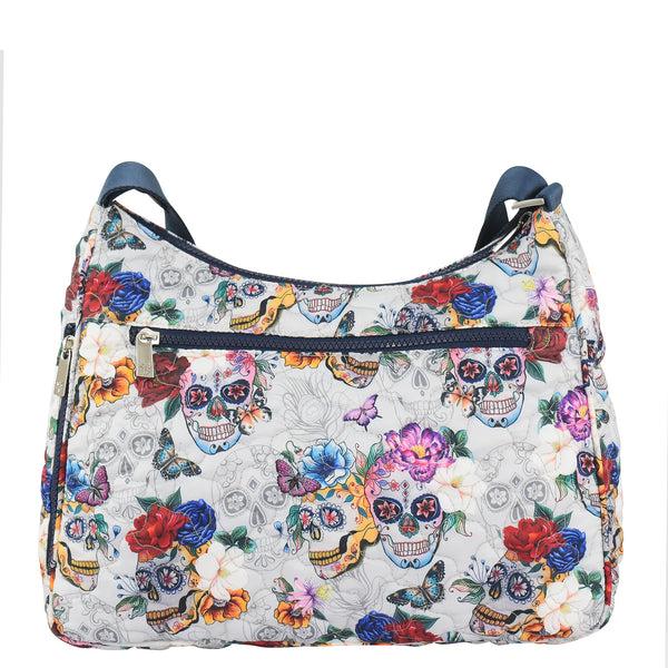 Anuschka Wanderlust Quilted Fabric Hobo - 16011