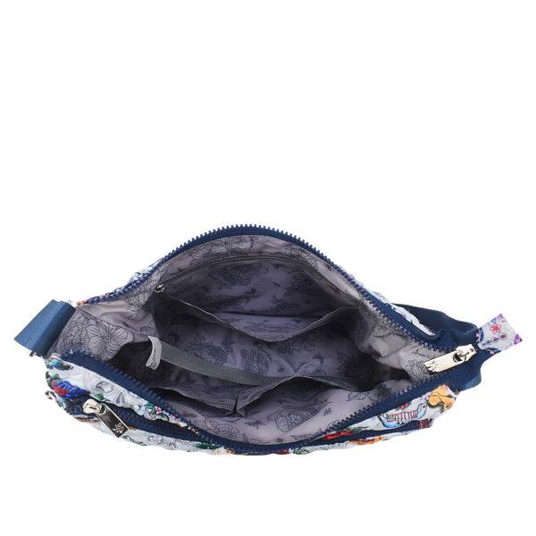 Anuschka Wanderlust Quilted Fabric Hobo - 16011