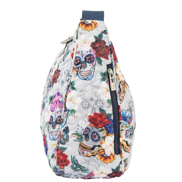 Anuschka Wanderlust Quilted Fabric Hobo - 16011