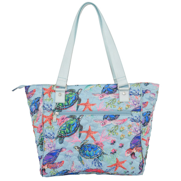 Anuschka Wanderlust Quilted Fabric Tote Bag - 16014