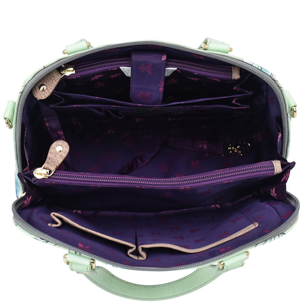 Anuschka Wide Organizer Satchel - 695