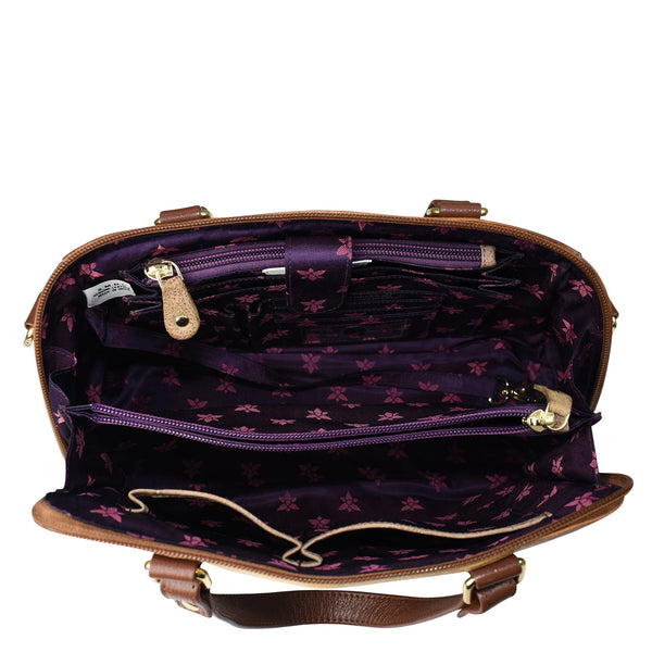 Anuschka Wide Organizer Satchel - 695