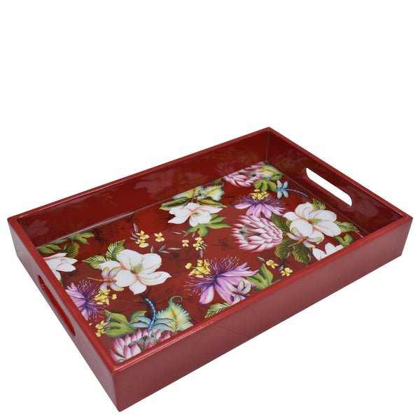 anuschka Wooden Printed Tray - 25001