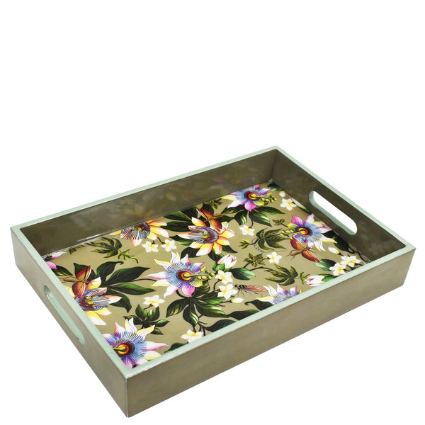 anuschka Wooden Printed Tray - 25001