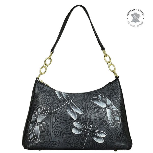 anuschka Zip-Top Shoulder Hobo - 707