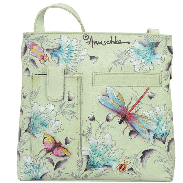 Anuschka Medium Crossbody With Double Zip Pockets - 447