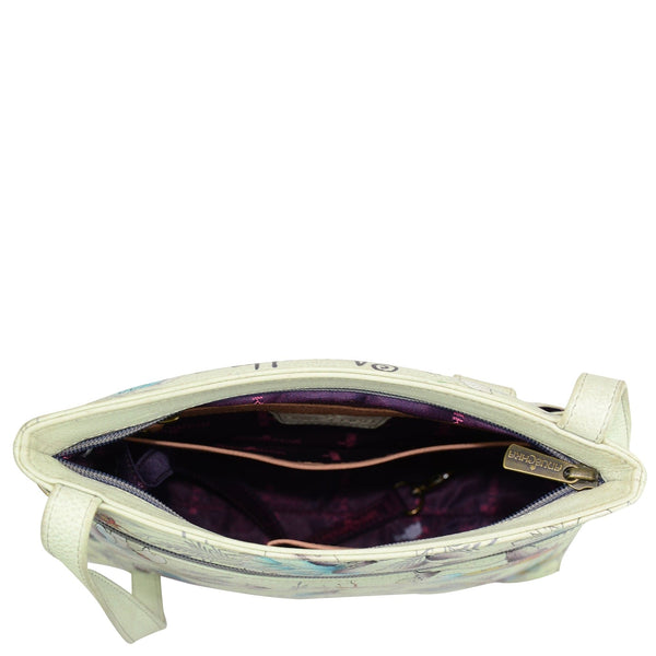 Anuschka Medium Crossbody With Double Zip Pockets - 447