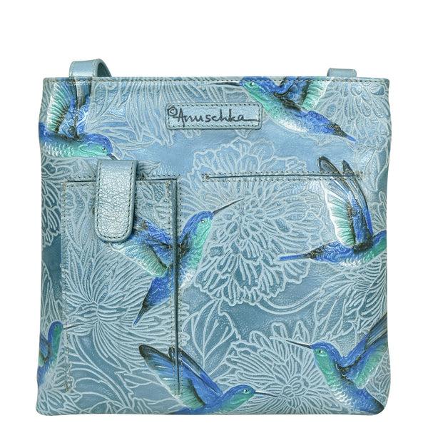 Anuschka Medium Crossbody With Double Zip Pockets - 447