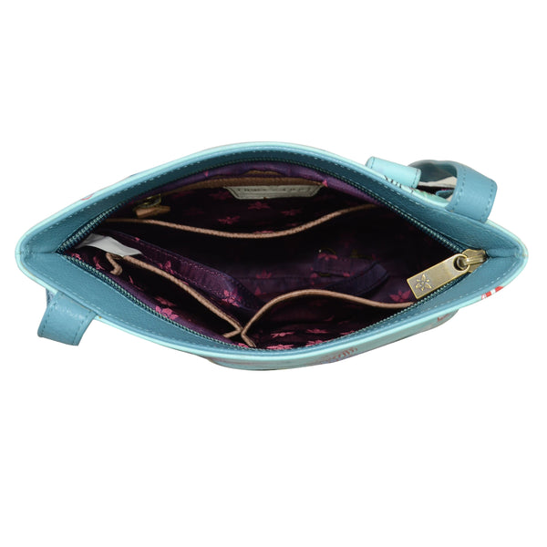 Anuschka Medium Crossbody With Double Zip Pockets - 447