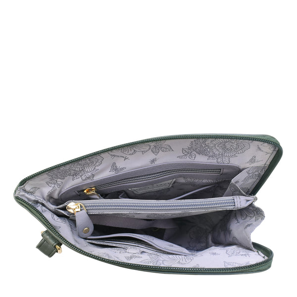 Anuschka Organizer Crossbody With Extended Side Zipper - 493