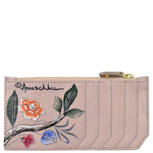 Anuschka RFID Blocking Card Case With Coin Pouch - 1140