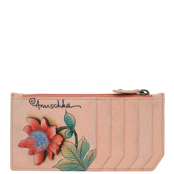Anuschka RFID Blocking Card Case With Coin Pouch - 1140