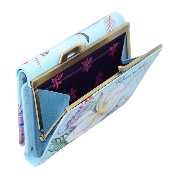 Anuschka RFID Blocking Small Flap French Wallet - 1138