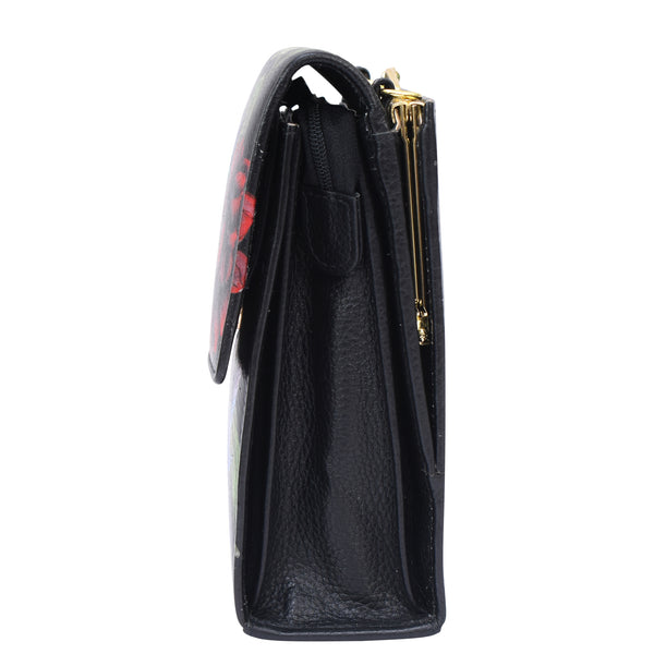 Anuschka Triple Compartment Crossbody Organizer - 412