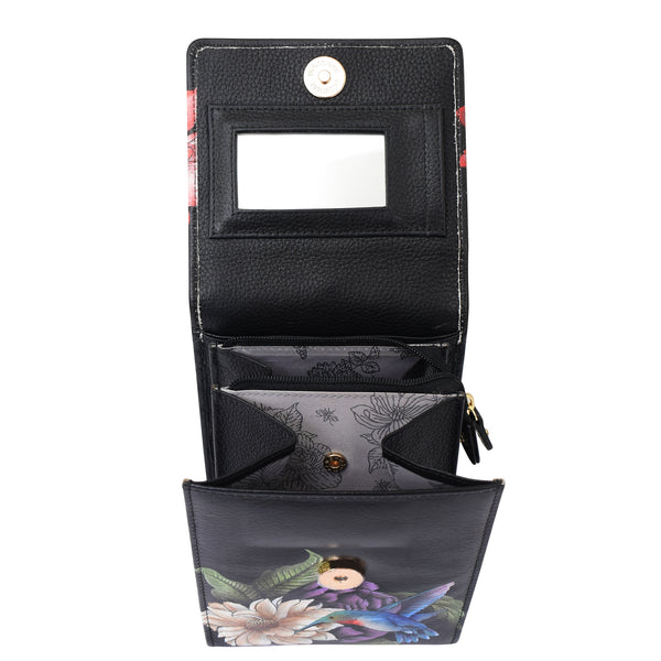 Anuschka Triple Compartment Crossbody Organizer - 412