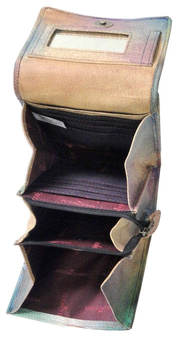 Anuschka Triple Compartment Crossbody Organizer - 412