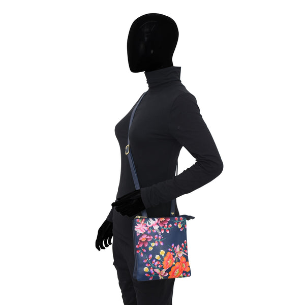 Anuschka Triple Compartment Organizer Crossbody - 7443