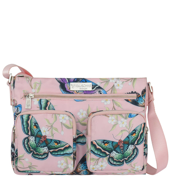 anuschka Wanderlust Luxe Fabric Crossbody Bag - 12022