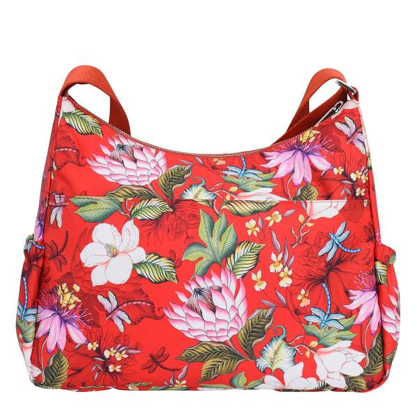 Anuschka Wanderlust Luxe Fabric Crossbody Hobo - 12030