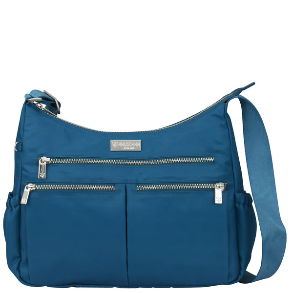 anuschka Wanderlust Luxe Fabric Crossbody Hobo - 12030