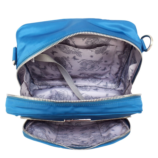 Anuschka Wanderlust Luxe Fabric Organizer Crossbody - 12021