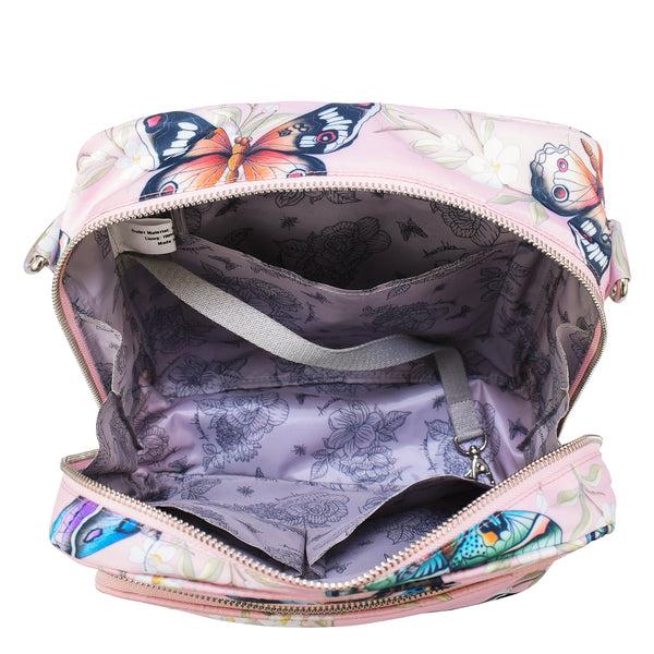 Anuschka Wanderlust Luxe Fabric Organizer Crossbody - 12021