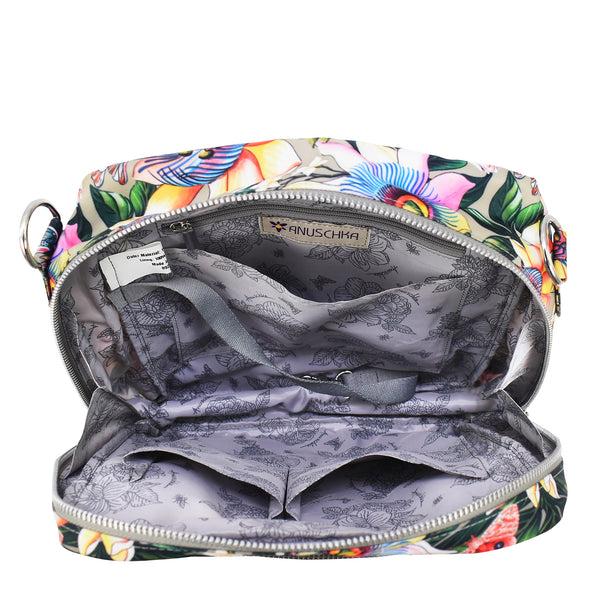 Anuschka Wanderlust Luxe Fabric Organizer Crossbody - 12021