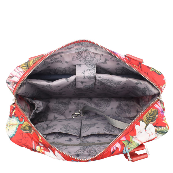 Anuschka Wanderlust Luxe Fabric Organizer Satchel - 12029