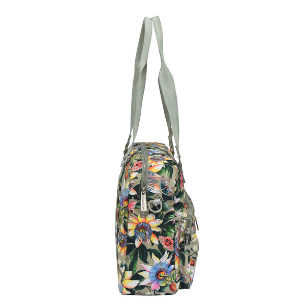 Anuschka Wanderlust Luxe Fabric Organizer Satchel - 12029