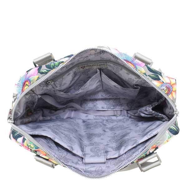 Anuschka Wanderlust Luxe Fabric Organizer Satchel - 12029