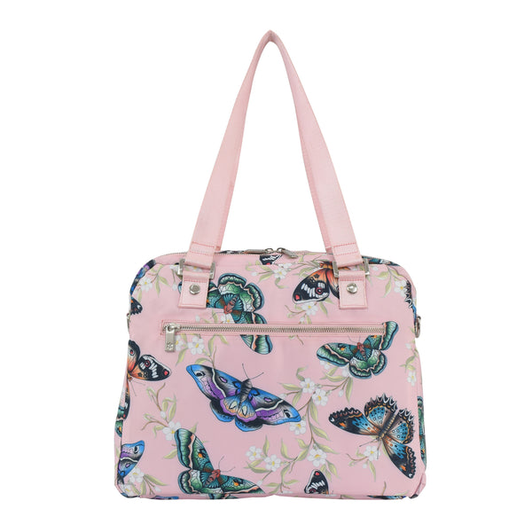 Anuschka Wanderlust Luxe Fabric Organizer Satchel - 12029