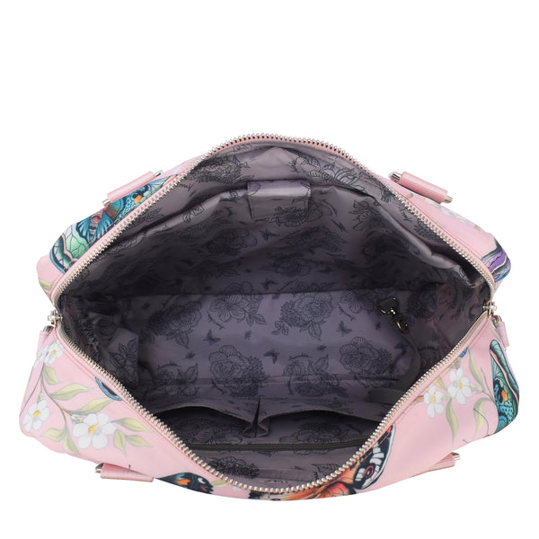 Anuschka Wanderlust Luxe Fabric Organizer Satchel - 12029