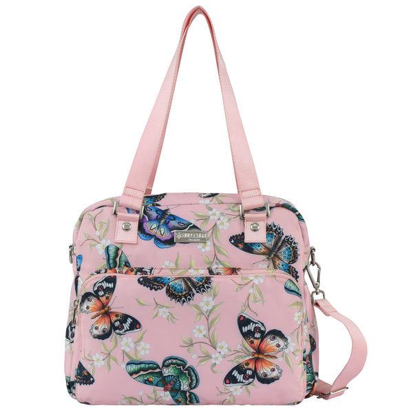 anuschka Wanderlust Luxe Fabric Organizer Satchel - 12029