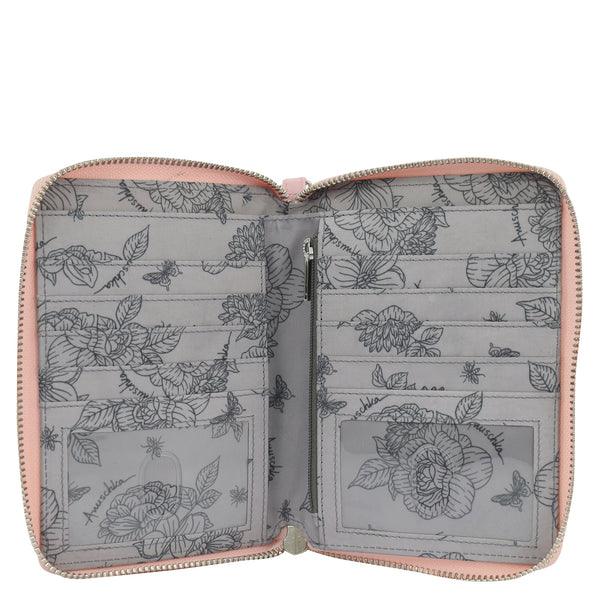 Anuschka Wanderlust Luxe Fabric Passport Organizer Wristlet - 13011