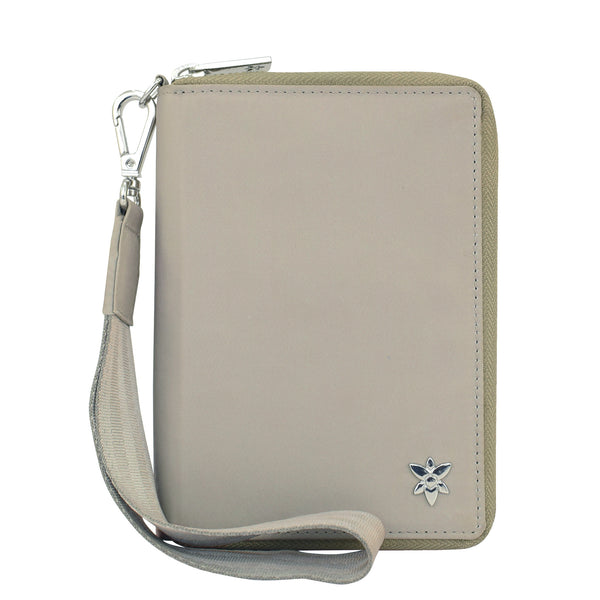 anuschka Wanderlust Luxe Fabric Passport Organizer Wristlet - 13011