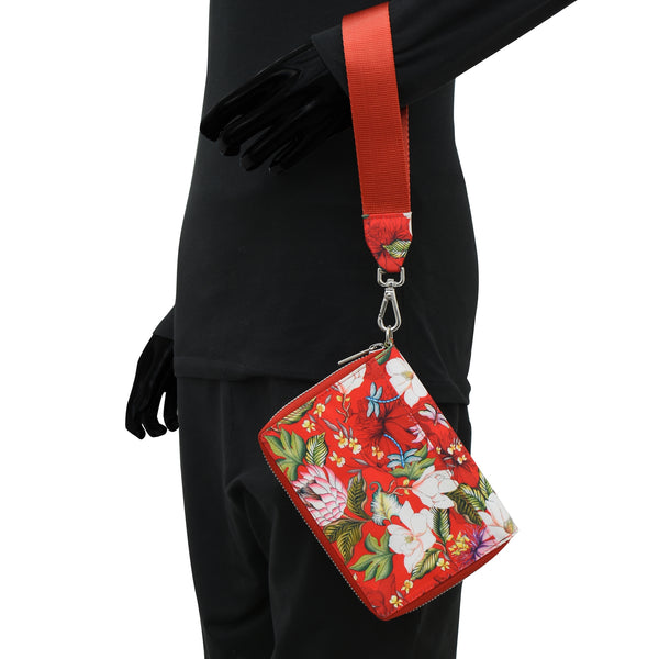 Anuschka Wanderlust Luxe Fabric Passport Organizer Wristlet - 13011