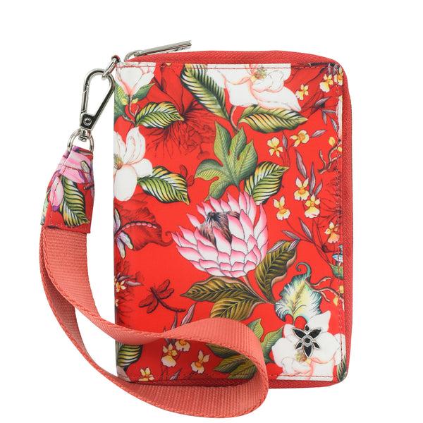 anuschka Wanderlust Luxe Fabric Passport Organizer Wristlet - 13011