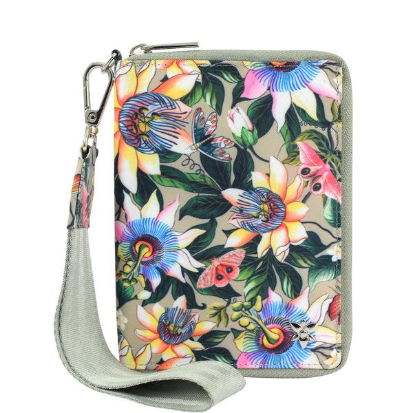 anuschka Wanderlust Luxe Fabric Passport Organizer Wristlet - 13011