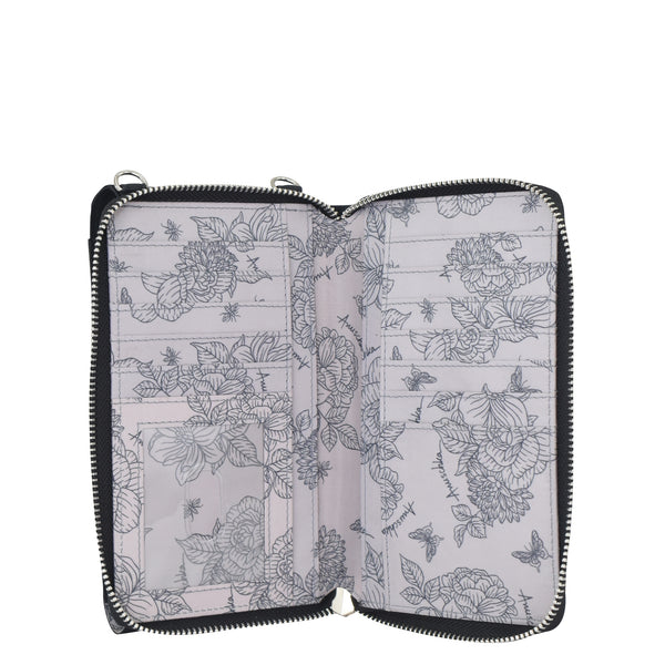 Anuschka Wanderlust Luxe Fabric Phone Organizer Wallet - 13012