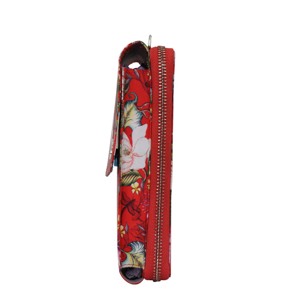 Anuschka Wanderlust Luxe Fabric Phone Organizer Wallet - 13012